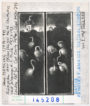 Vorschaubild Hans Memling: Rückseiten des Altars des Hl. Laurentius und Johannes des Täufers. London, National Gallery 